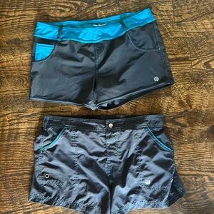 LOT 2 Free Country Swim Shorts Bottoms Gray Blue Size L (12/14)